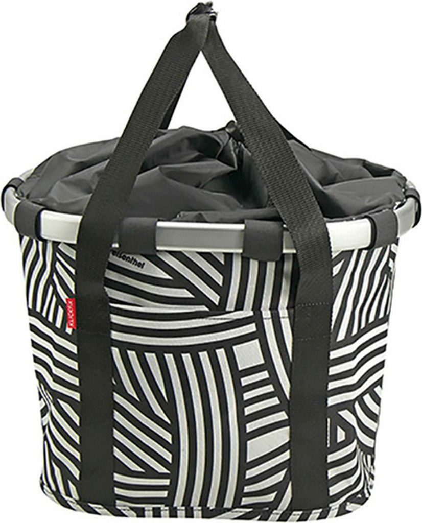 Klickfix Vorderradkorb "Bike Basket", zebra
