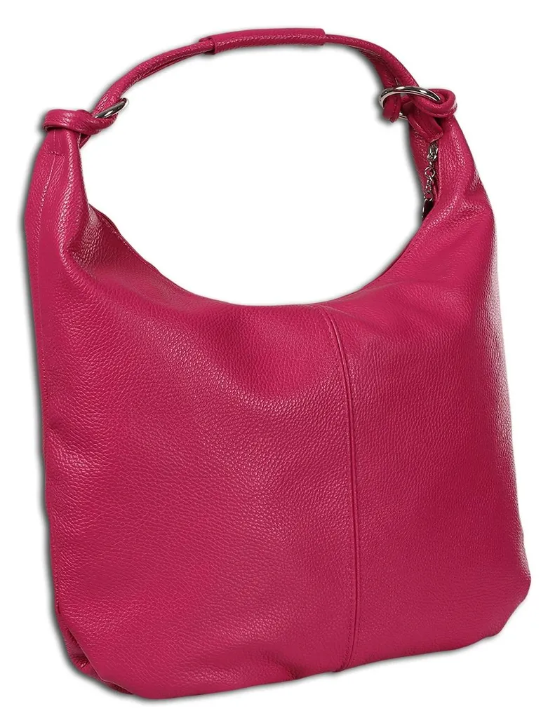 Sac cabas à bandoulière fuchsia grand format pour femme - Toscanto