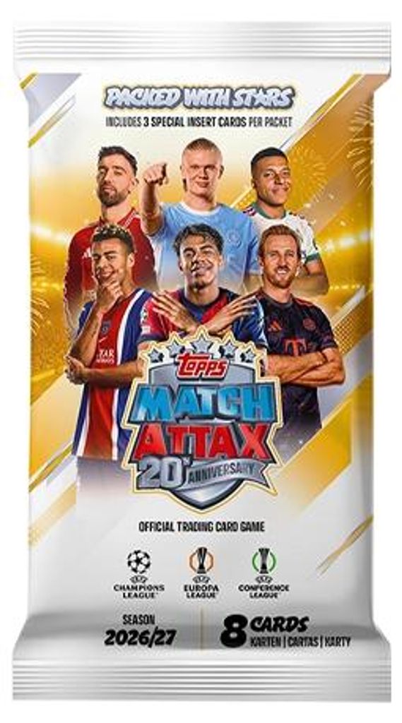 Topps Match Attax Champions League 2026/27 Booster – 8 Produktbild 