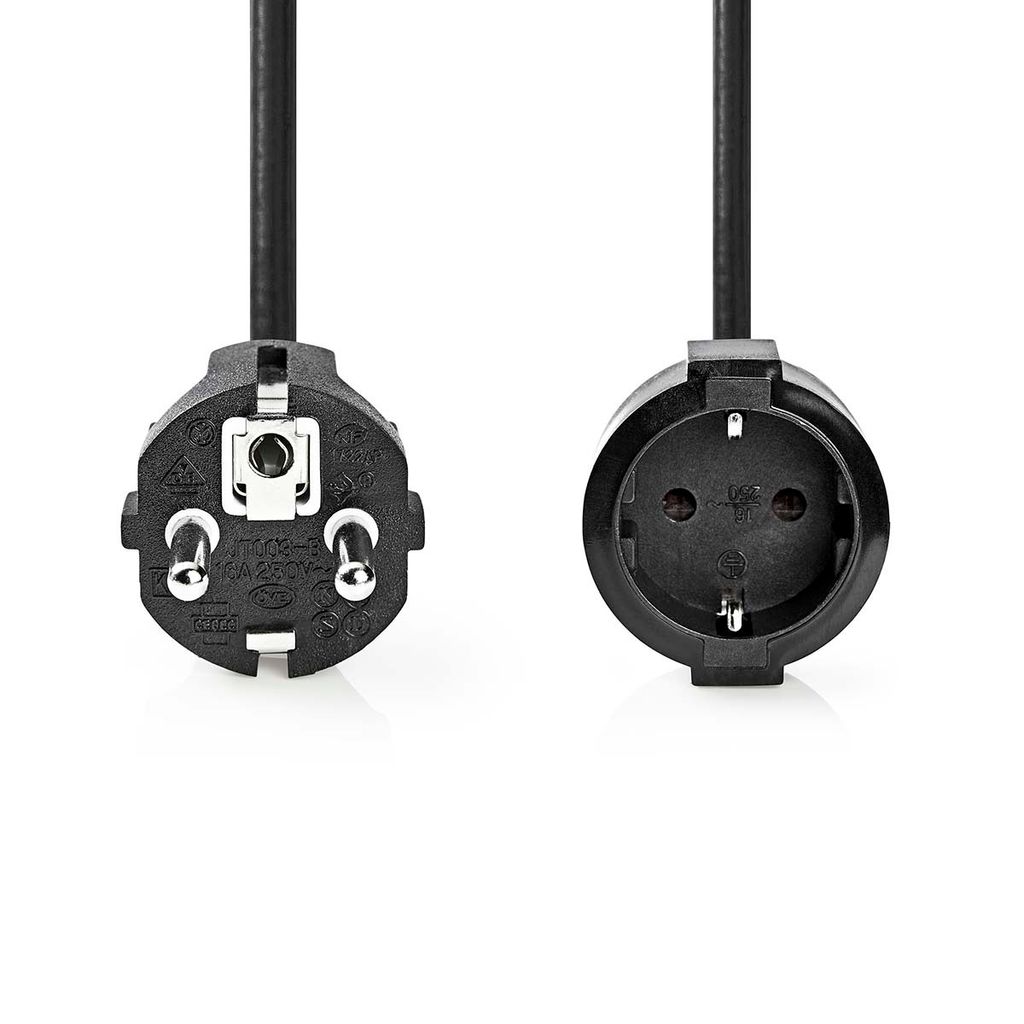 Nedis Strom-Verlängerungskabel - Schutzkontaktstecker - Produktbild 