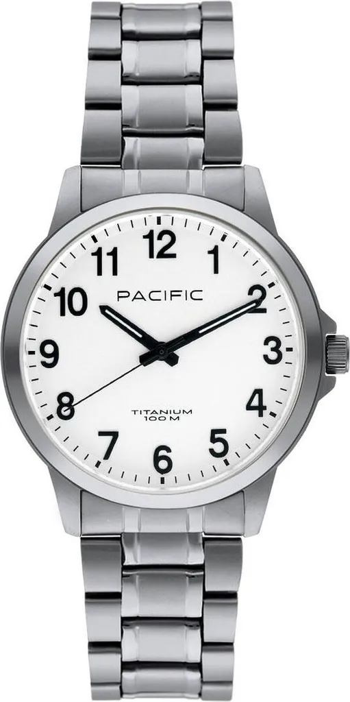 Montre Homme Pacific Titanium Pacific-PC00638 - Boîtier Titane Argenté