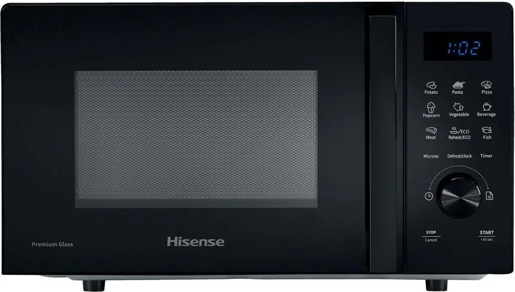 Micro-ondes Solo 20L Hisense H20MOBSD1H 700W avec Affichage Digital