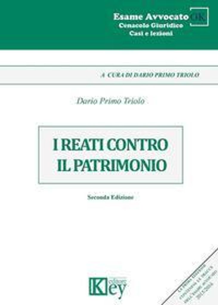 Triolo, D: I reati contro il patrimonio