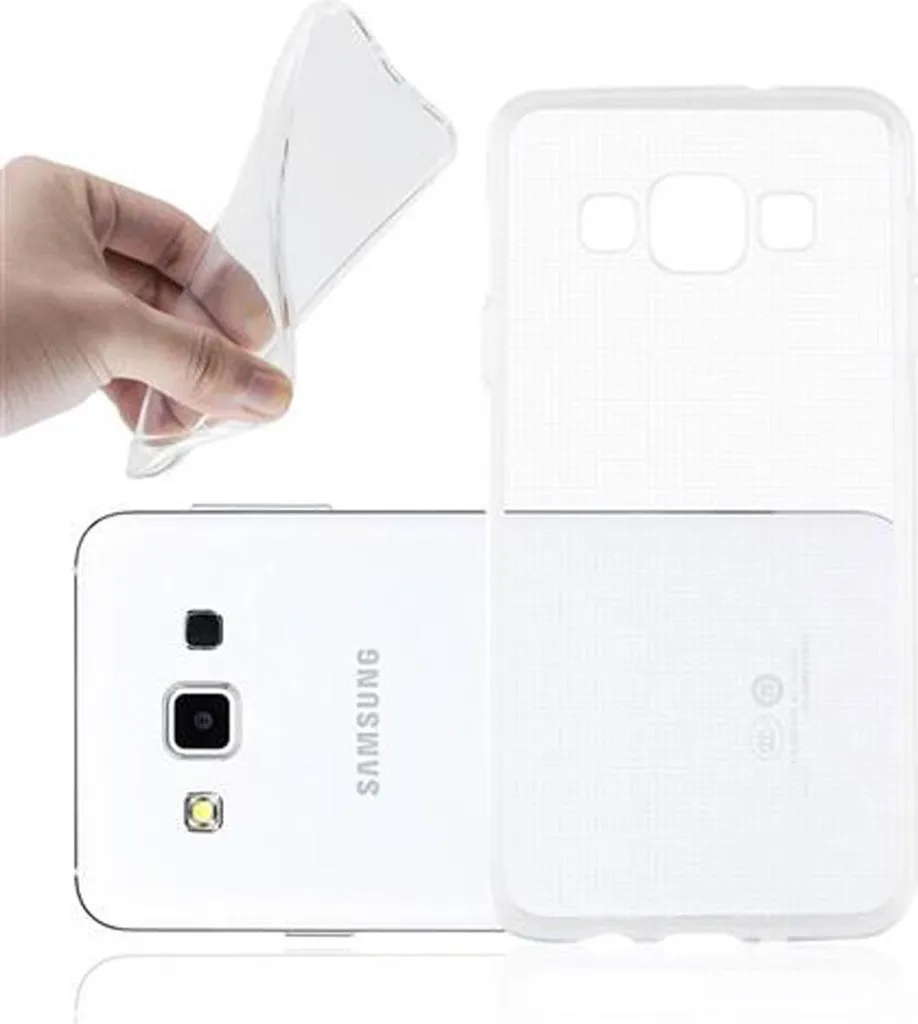 Cadorabo Cover TPU Silicone per Samsung A3 2015 - Trasparenza HD