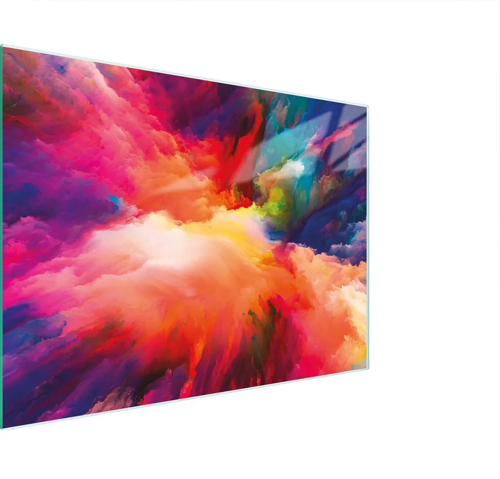 Copriforno Design Astratto 30x22 | Tagliere Vetro Multiglass Moderno