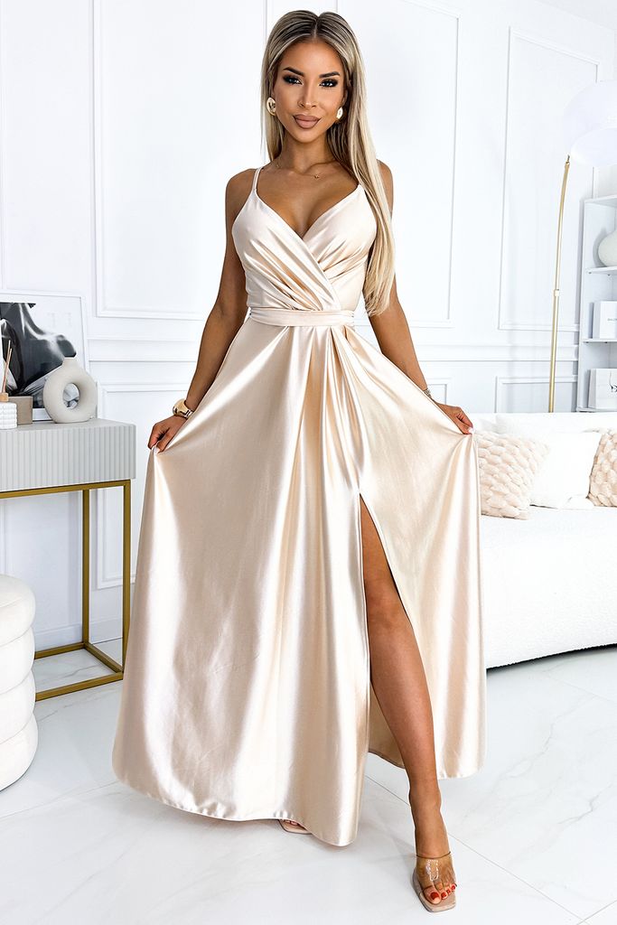 Numoco Formelle Frauenkleider Juliet beige L