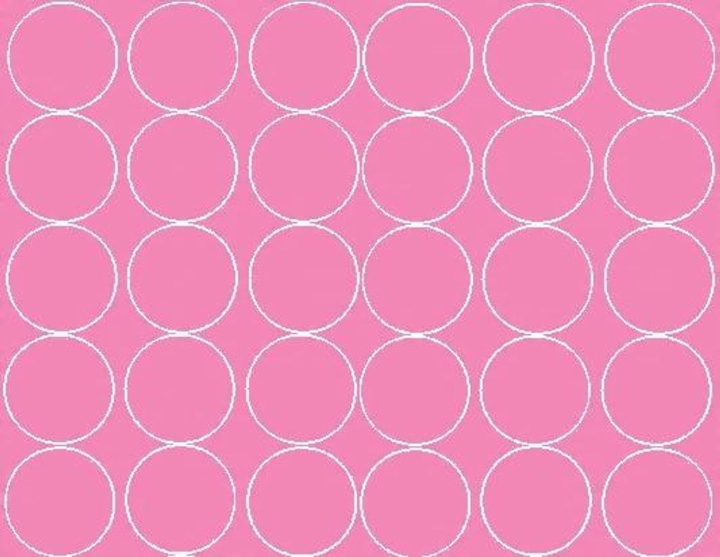 Runde Aufkleber, 7 cm Durchmesser, 30 Stück, rosa matt Produktbild 