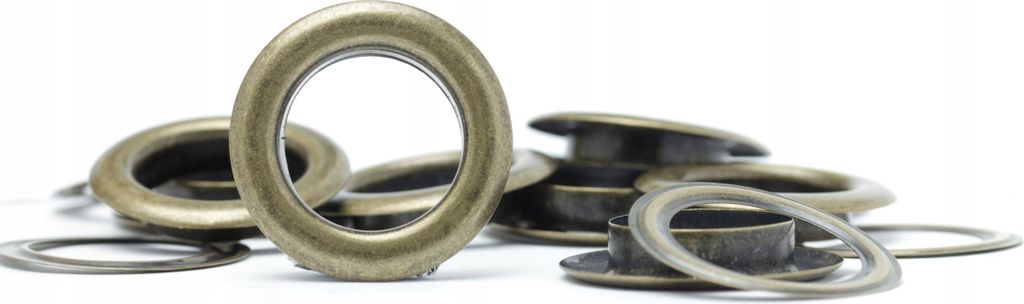 10er-Set Edelstahlösen Fi 18/28 mit Unterlegscheiben