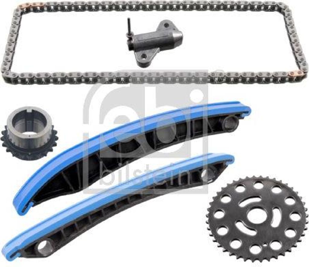 FEBI BILSTEIN 106357 Steuerkettensatz OE 6000616497 kompatibel mit Stilo, Verso, Altea XL, Daily, Yaris, Lancer, Trafic, Talisman, Scenic, Megane, ...