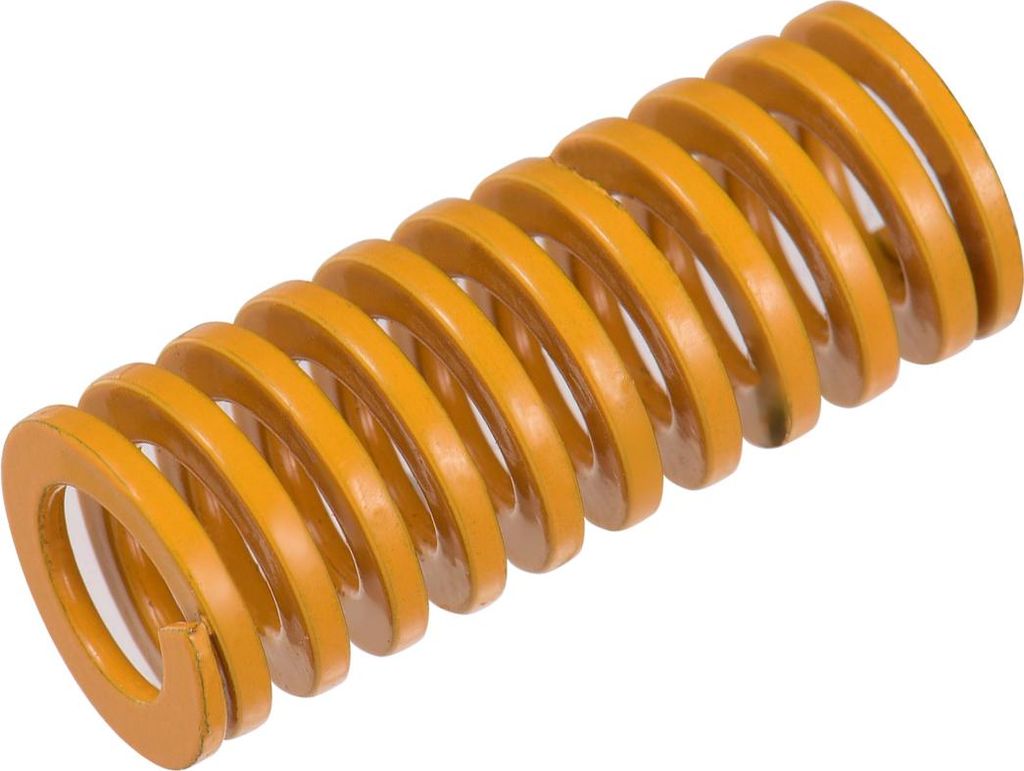 Gelbe Formfedern, beheiztes Bett, Kompressionsdruckfeder, 10 mm Außendurchmesser, 25 mm Länge, kompatibel mit Creality CR-7 CR-8 CR-10 S4 S5 3D-D...