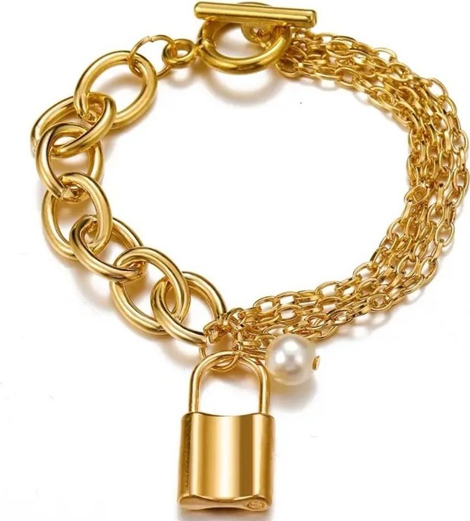 Veda Armband in Gold – Eleganter Schmuck für empfindliche Haut KP27037