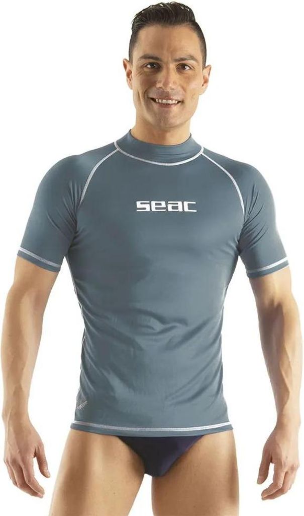Seacsub T-sun Kurzarm-rashguard Grau L Herren Grau L