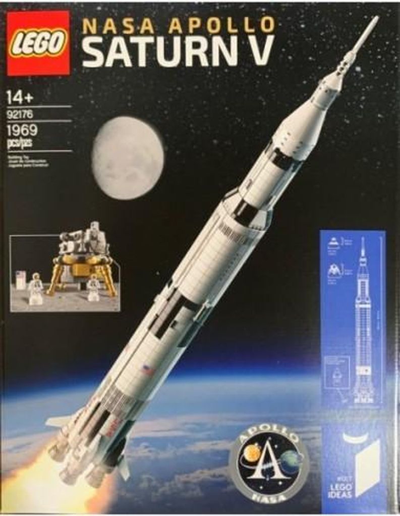 LEGO Ideas NASA Apollo Saturn V Building Set, Stavebnica, Obrázok produktu 