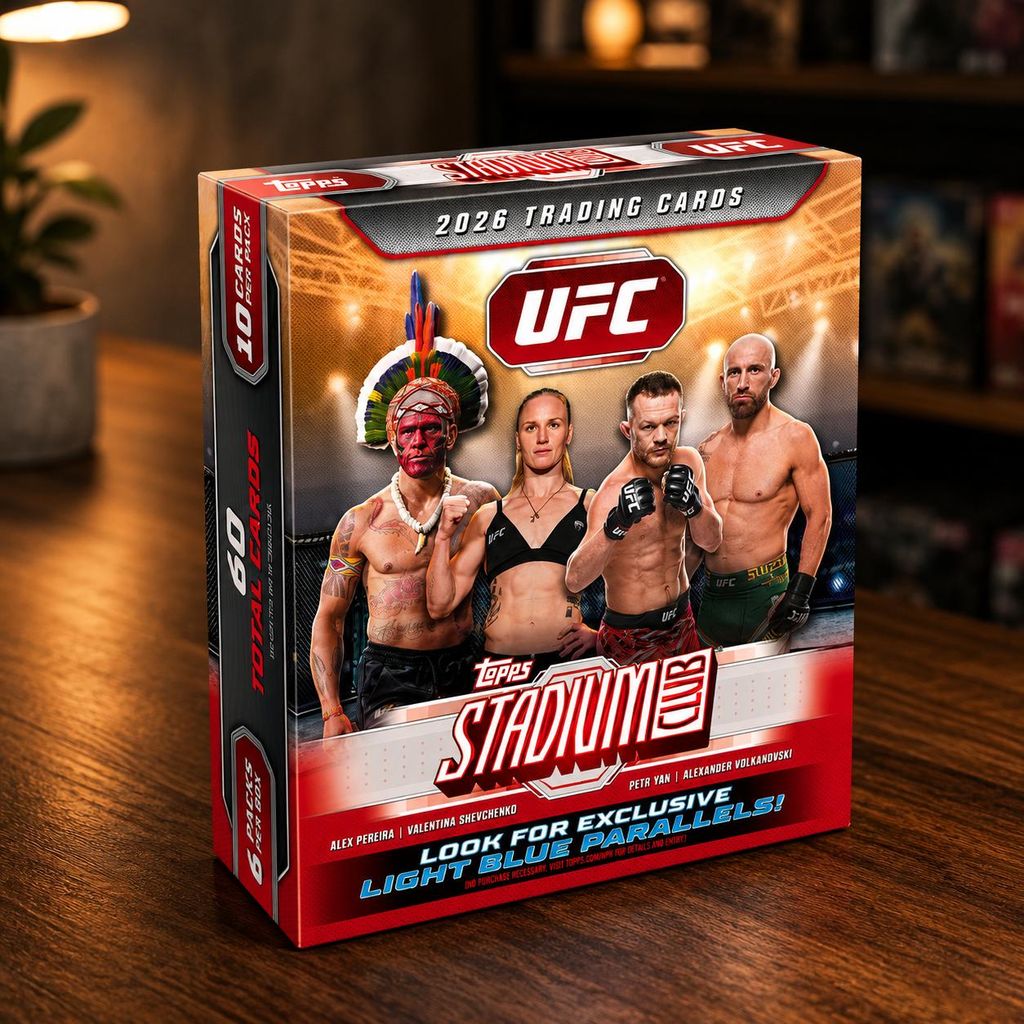 2026 Topps Stadium Club UFC Mega Box Englisch Produktbild  KI-generiertes Bild