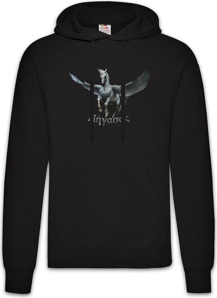 Urban Backwoods Pegasus I, Herren Hoodie, Farbe: Schwarz, Größe: XL