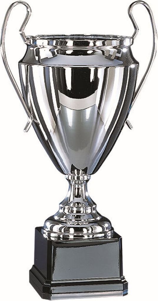 Pokal silber aus Vollmetall Pokalgröße - 37 cm