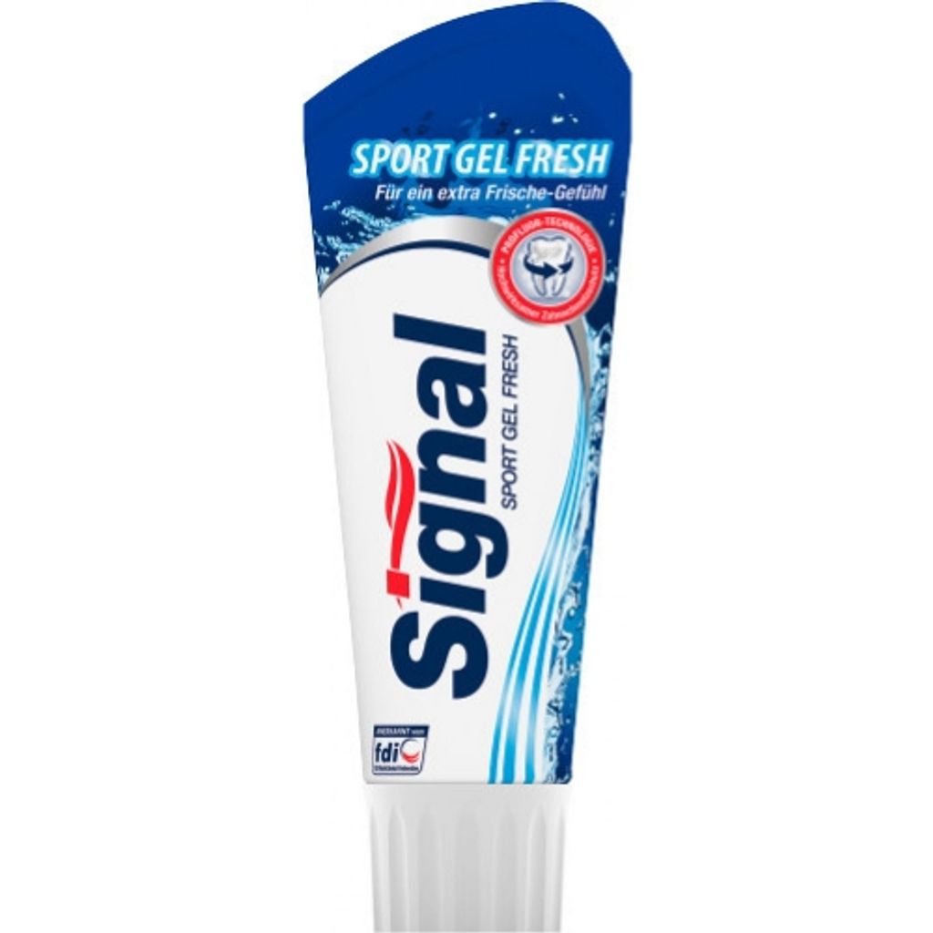 Zubní pasta Sport Gel Fresh Signal s mátou peprnou 3v1 - Obrázek produktu 