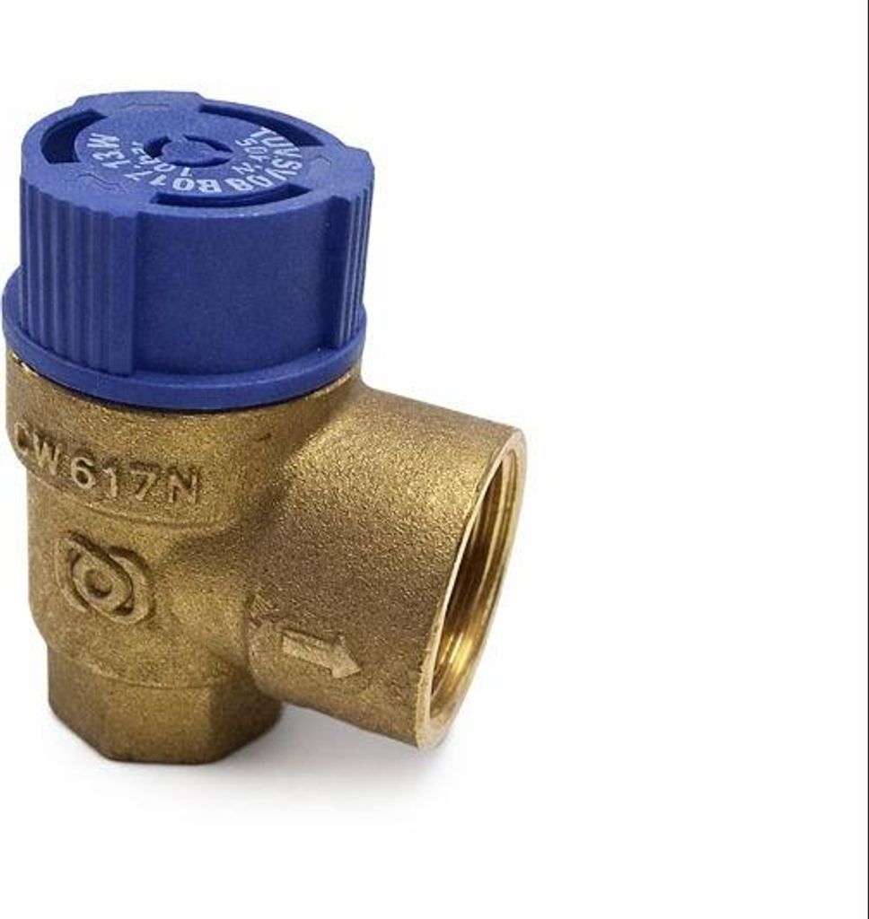 Sicherheitsventil Trinkwasser 1/2" 10bar