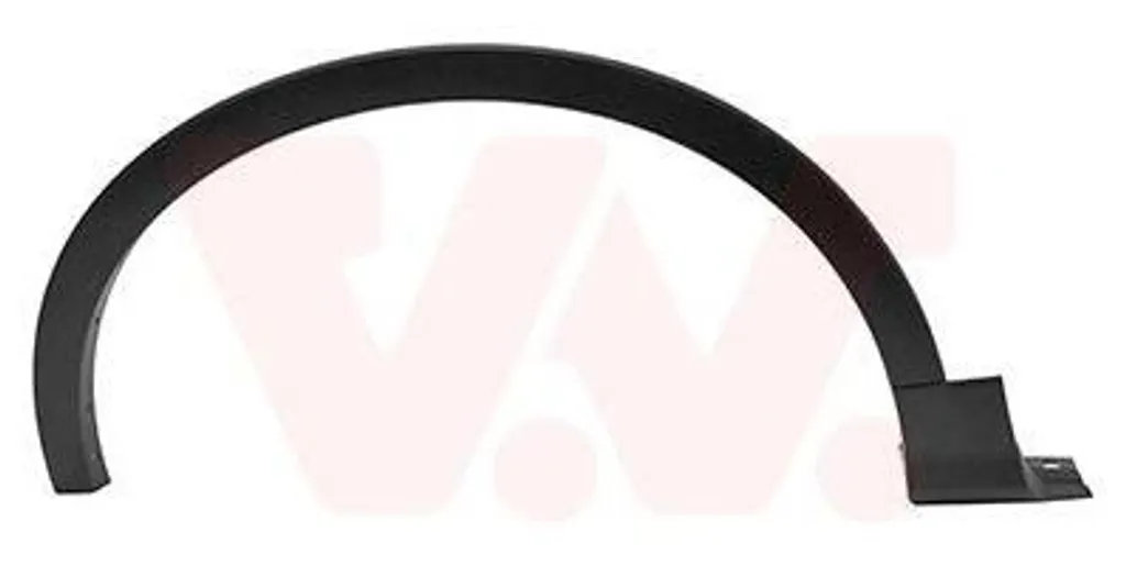 Élargisseur d'aile robuste VAN WEZEL 1704521 en ABS haute densité noir