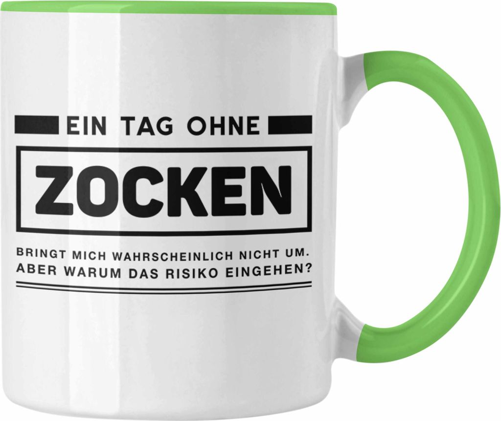 Trendation - Gamer Spruch Tasse Controller Geschenk - Ein Produktbild 