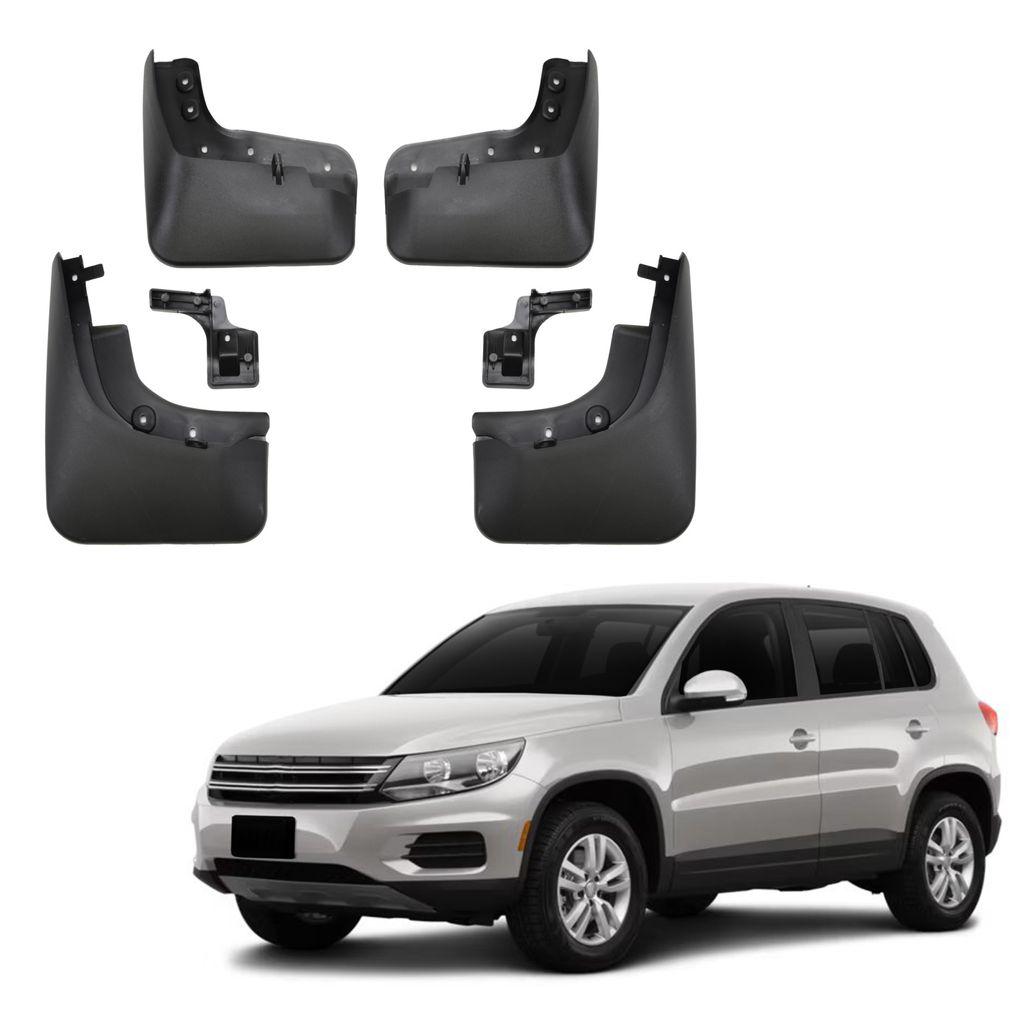 Bavettes Garde-Boue Jeu De 4 Pcs Pour Volkswagen Tiguan Image du produit 