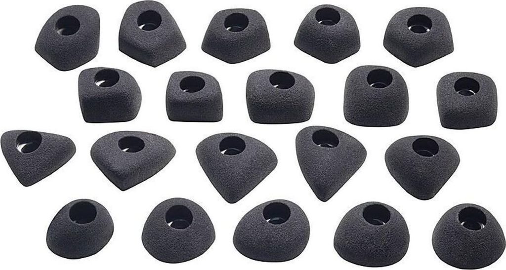 Footholds Set 1 Bolt-On Klettergriffe Ocun, White