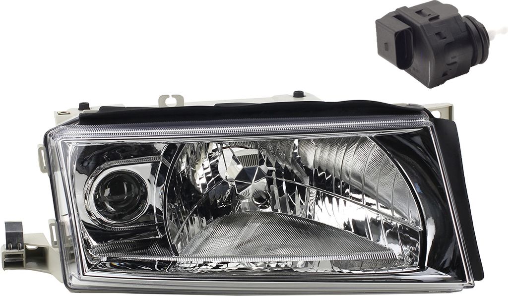 Johns, Scheinwerfer Halogen Front kompatibel zu Skoda Octavia 1U Rechts ink. Stellmotor 1U1941018P 1U1941018D 1J0941295A 1041664 9948397 42536208 4256