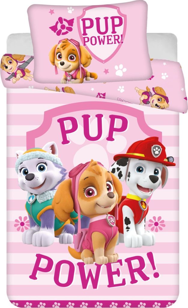 JERRY FABRICS Kinderbettwäsche Paw Patrol 122 baby Baumwolle, 100/135, 40/60 cm