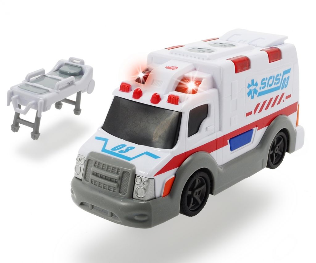 DICKIE 203302004 Toys Ambulance, ambulanza, auto giocattolo Immagine del prodotto 