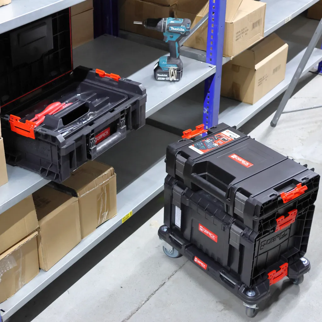 Rangement outils pour garage avec mallette modulaire et mousse interne - 10