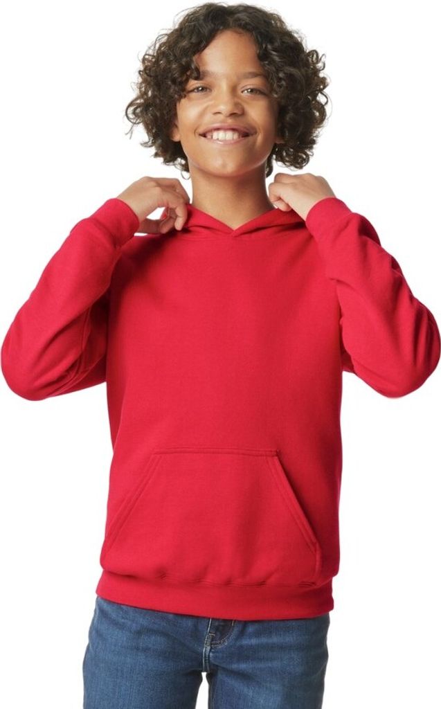 Gildan - "Softstyle" Kapuzenpullover für Kinder PC7459 (128) (Rot)