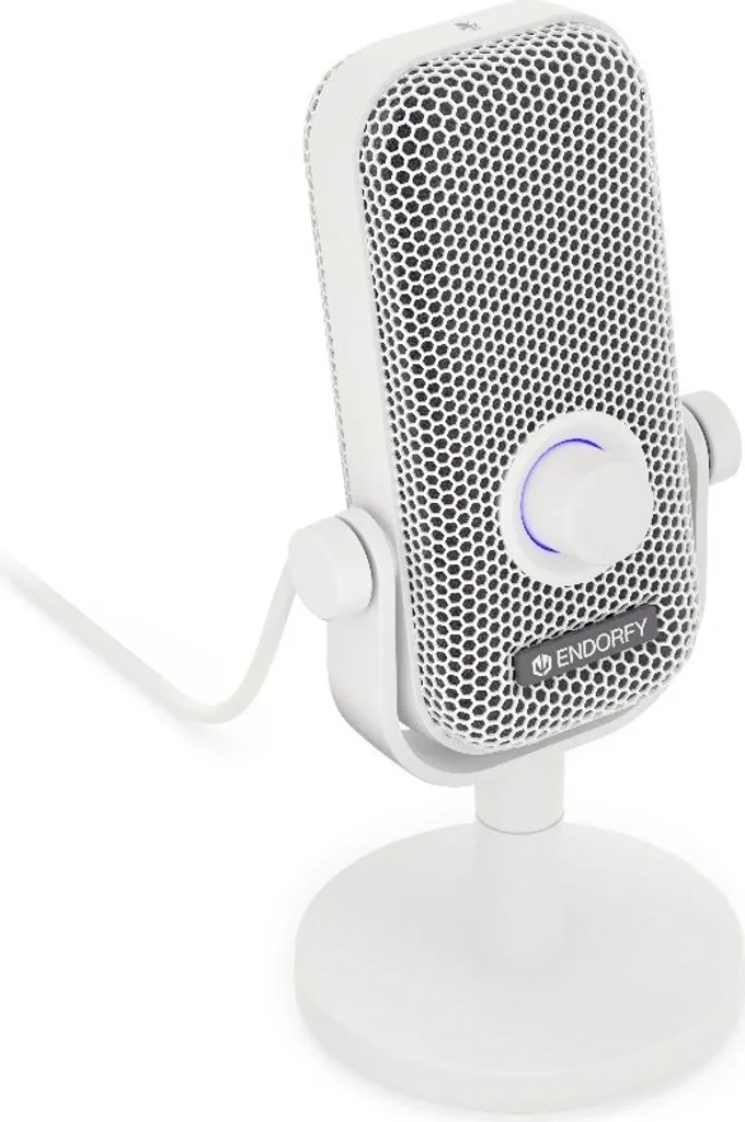 Micro pour Télétravail et Visioconférence Endorphs Solum Voice S Onyx White - 4