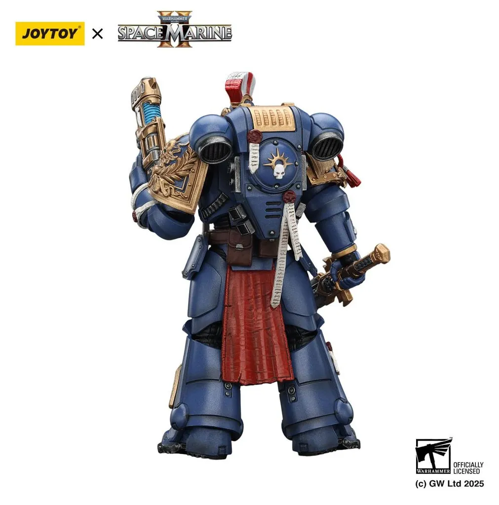 Figurine Space Marine 2 Ultramarines décorative pour setup gaming 13cm