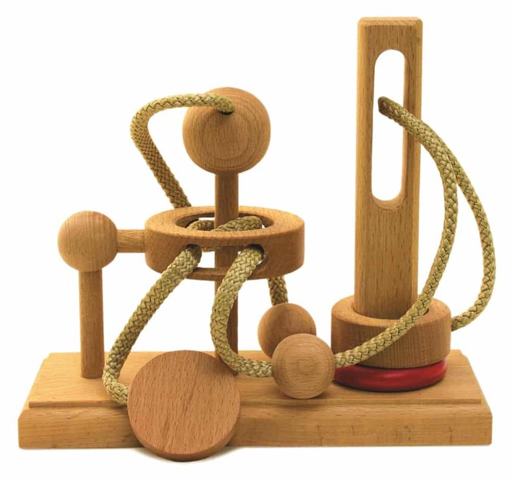 3D-Puzzle IQ Games Maxi – Logik- und Geschicklichkeitsspiele aus Holz