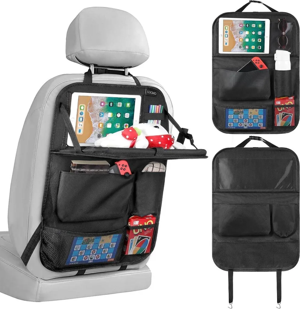 Organizer Multifunzione Auto Tablet - Protezione Schienale Oxford 600D