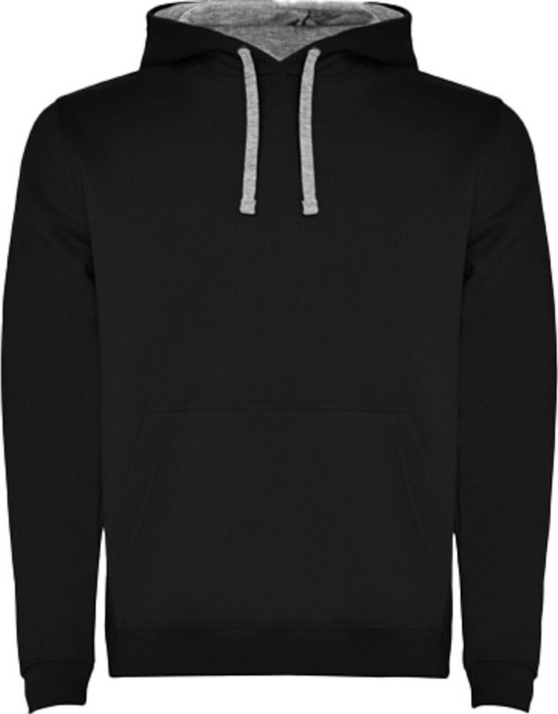 Roly - "Urban" Kapuzenpullover für Herren PF4349 (3XL) (Schwarz/Grau meliert)