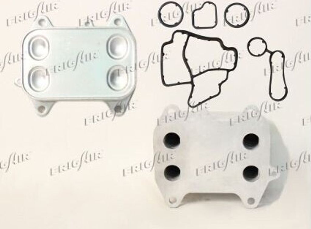 FRIGAIR 0710.4007 Ölkühler Motoröl für VW GOLF VI (5K1) Polo Schrägheck (6R1, 6C1) TIGUAN (5N) Transporter V Bus Caddy III Kombi (2KB, 2KJ, 2C...