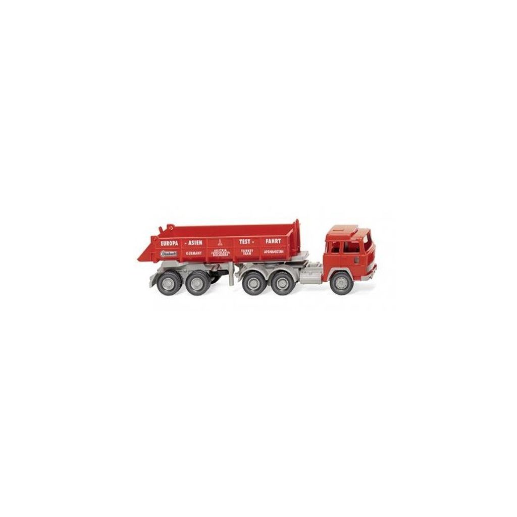 Wiking Magirus 235 D, LKW-/Anhänger-Modell, Vormontiert, 1:87, Hinterkippersattelzug, Beide Geschlechter, Magirus 235 D