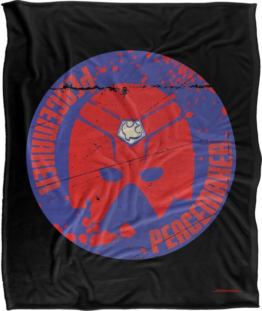 Plaid Peacemaker Multicolore TV18702 - Couverture Douce Tache de Sang