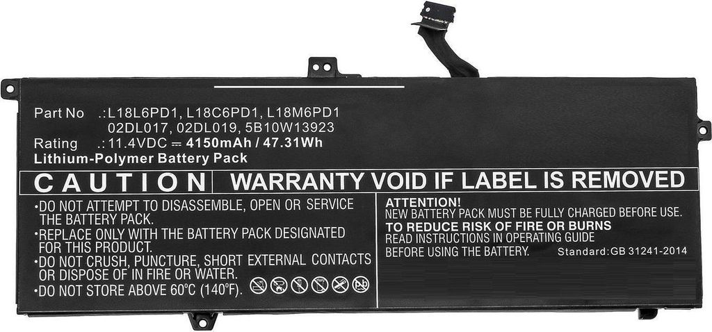 CoreParts MBXLE-BA0281, Akku, Lenovo, Lenovo Notebook, Laptop ThinkPad X390, ThinkPad X390 20Q00039CD, ThinkPad X390 20Q0A000CD,...