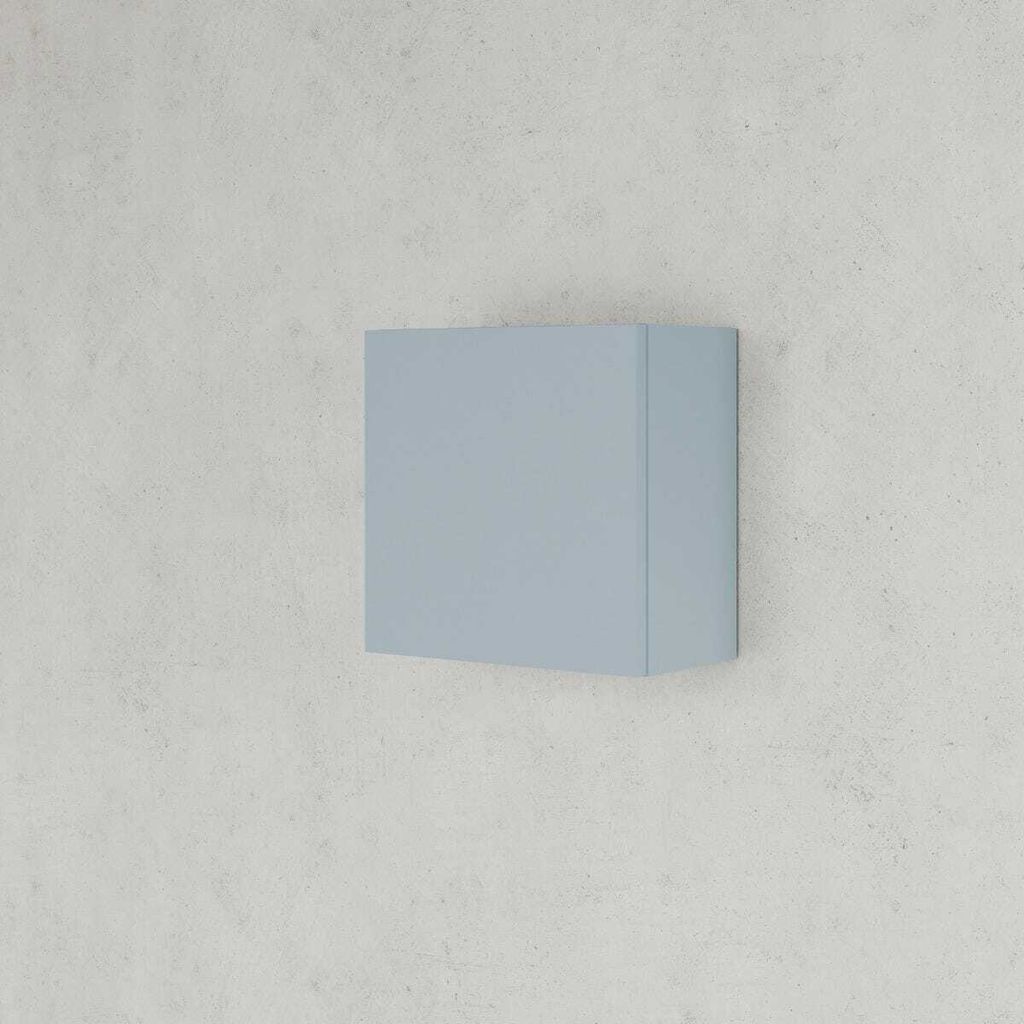 30x30x15cm Bad-Hängeschrank in hellblauer Ausführung | Monaco