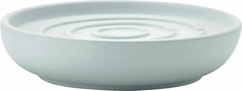 Zone Denmark Seifenschale Nova, Seifenablage, Seifenhalter, Porzellan, Dust Green, Ø 11 cm, 330124