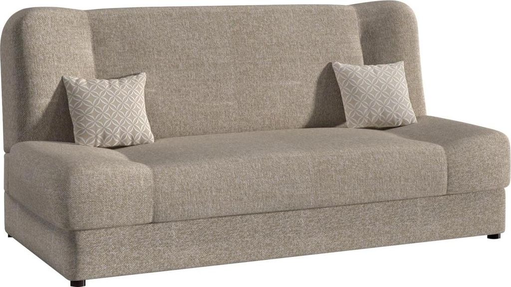 MIRJAN24 Schlafsofa Jonas, Stilvoll Polstersofa vom Hersteller, Sofa mit Bettkasten und Schlaffunktion (Tatum 272 + Tatum 272 + Evo 27)