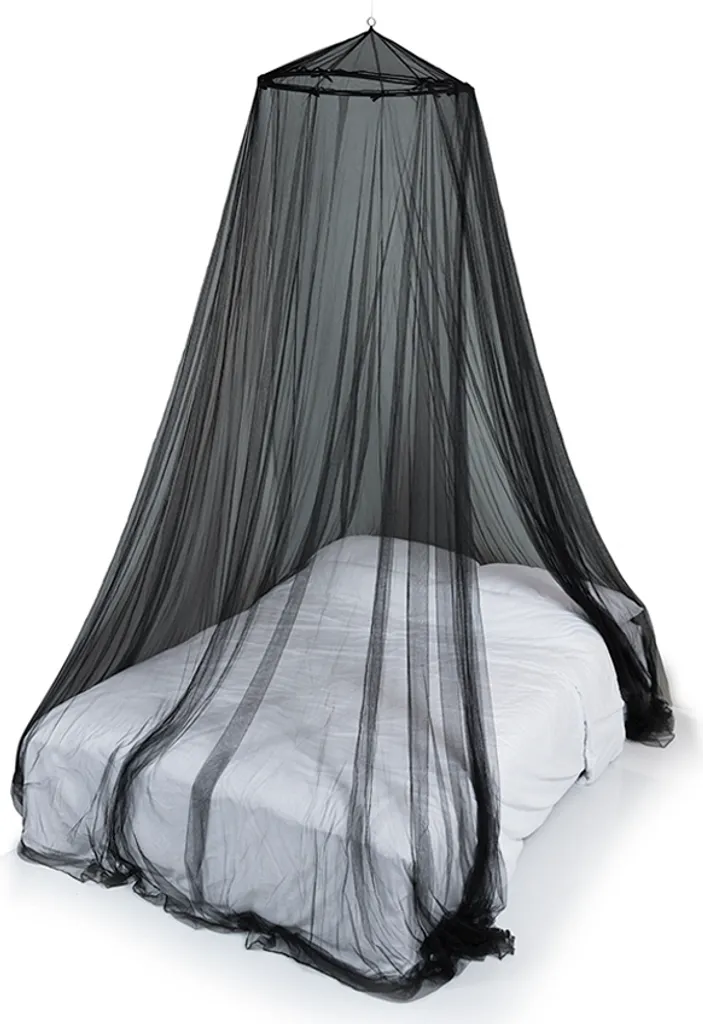 Moustiquaire de Voyage Noire Bangla Deconet 12,5m de Circonférence Lit