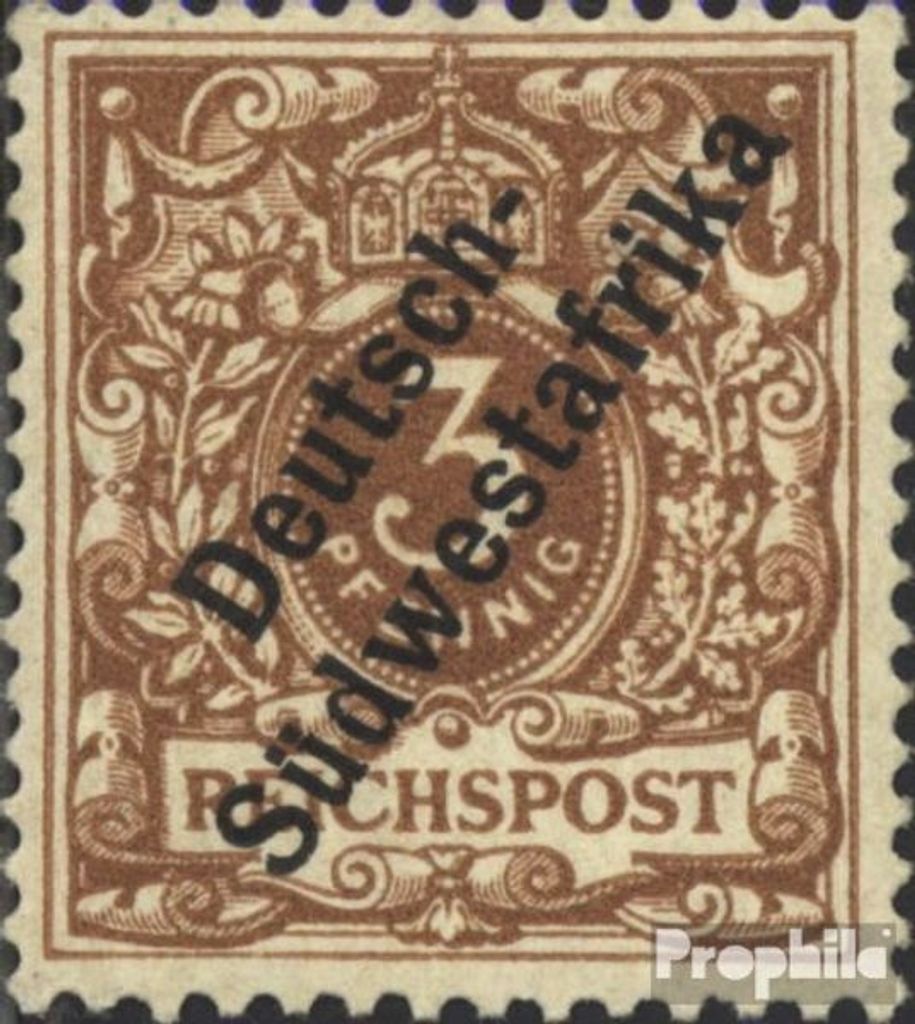 Briefmarken Deutsch-Südwestafrika 1898 Mi 5b postfrisch Aufdruckausgabe