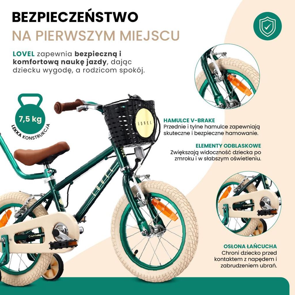 Rower dziecięcy 14 cali dla chłopców w wieku 3, 4 i 5 lat, Zdjęcie produktu 