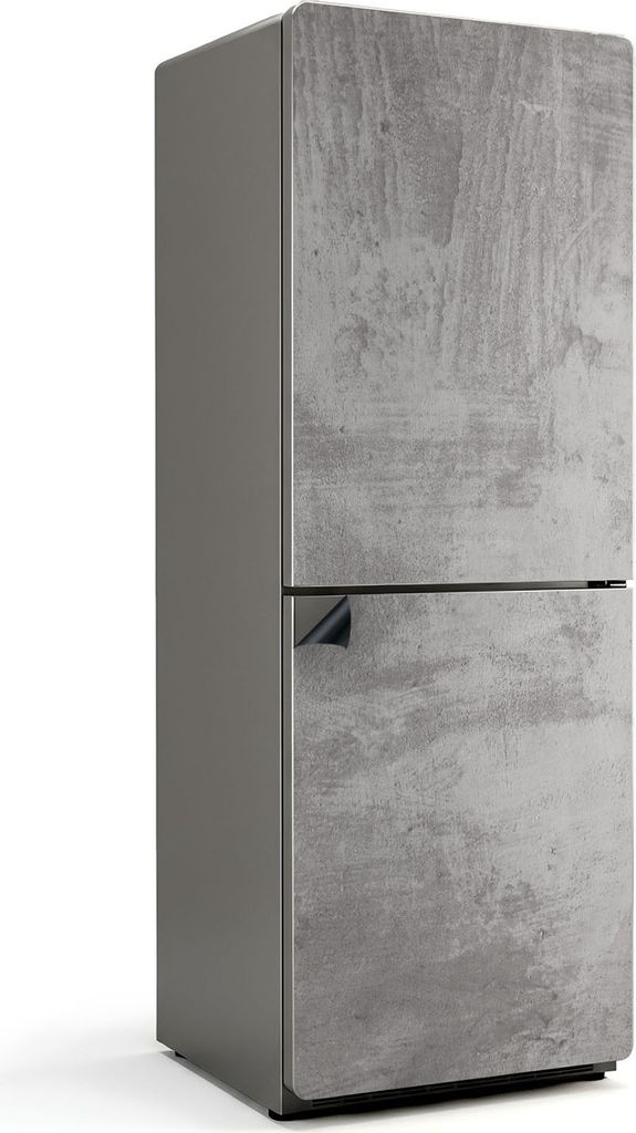 Rohe Oberflächenstruktur – Magnetische Kühlschrank Abdeckung – Dekorfolie magnetisch Küche – Kühlschrank Magnet Deko – selbstklebende M...