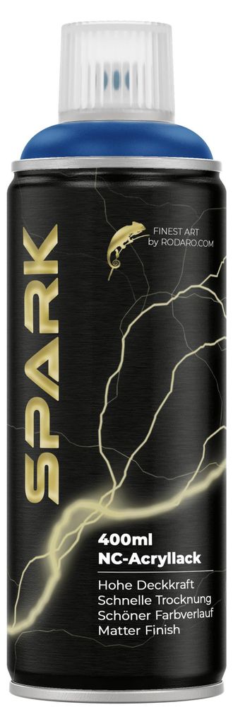 SPARK Sprühdose 400ml – Matte Sprühfarbe - Kobaltblau