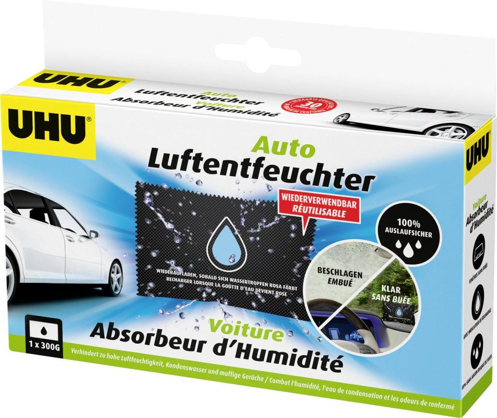 UHU Luftentfeuchter Auto 300 g Produktbild 