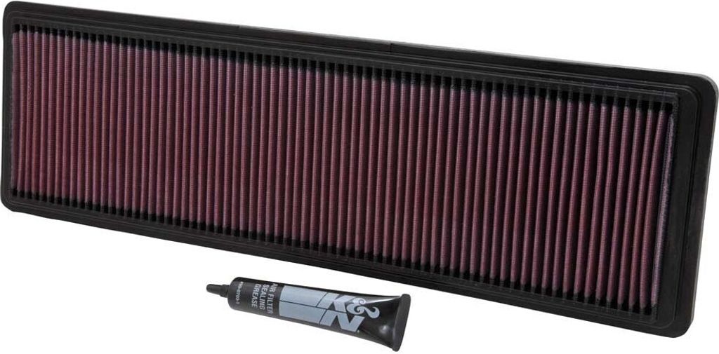 K&N 33-2591 Hochleistungsluftfilter für PORSCHE 928 Coupe Langzeitfilter Quadratisch